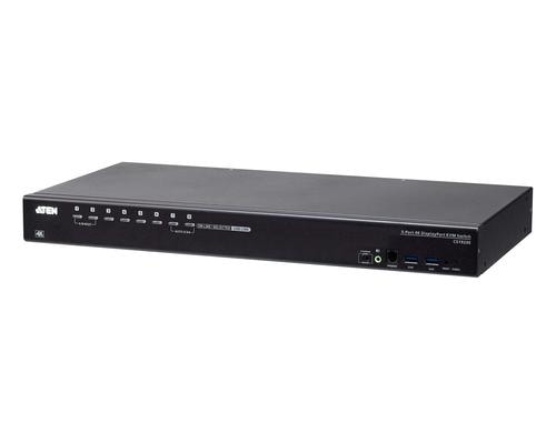 Aten CS19208, KVM Switch, 8-Port 8x USB3.0, 4K/60Hz DP, kaskadierbar