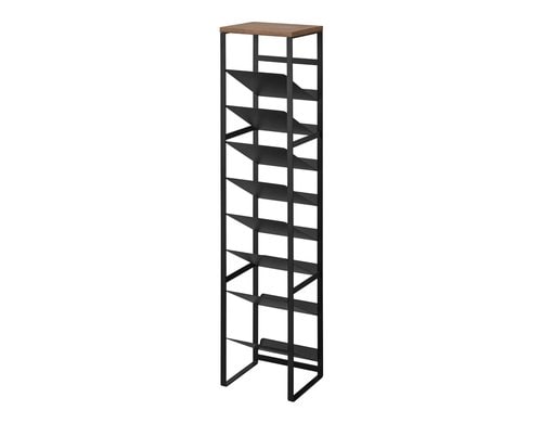 Yamazaki Flaschenregal TOWER Stahl/MDF, B 20 x T 19,3 x H 88,5 cm, S