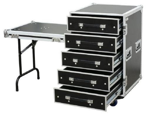 Power Dynamics PD-FA6 Flightcase mit 5 Schubladen und Tisch