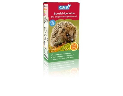 Claus Ergänzungsfuttermittel für Igel mit Fleisch