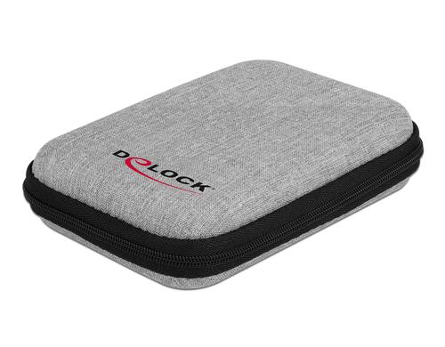 Delock Schutztasche für 2.5 SSD`s externe Gehäuse, Festplatten bis 12x8x2cm