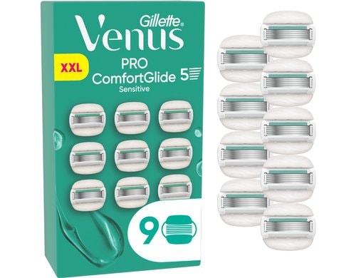 Gillette Venus Pro ComfortGlide Sensitive 9 Stück