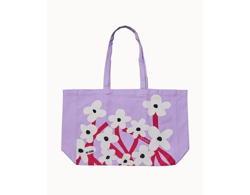ChicMic Organic Tasche-No Rain No Flowers 100% Organic Cotton,48x38x14cm,Innentasche
