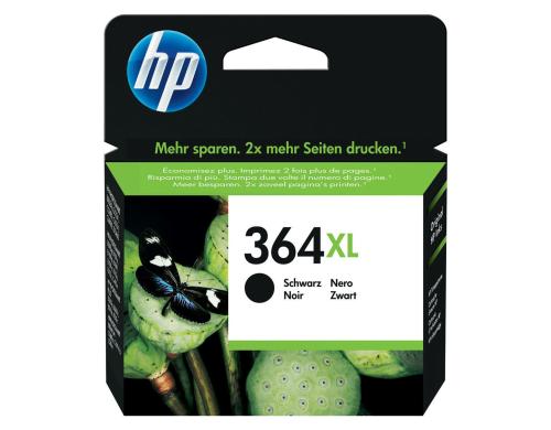 HP Tinte Nr. 364XL - Black (CN684EE) 18ml, Seitenkapazität ~ 550 Seiten