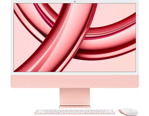 24 iMac (M3, 2 Ports), 8C/8C, Rosé 8GB, 256GB, Ohne GbE, MM, MK, CH