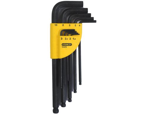 Stanley Stiftschlüssel Innensechskant L Stiftschlüssel-Set