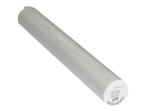 Hahnemühle Skizzenpapier transparent Rolle, 33 cm x 50 m, 40/45 gm²