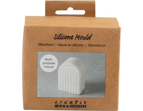 Creativ Company Kerzengiessform Silikon Bogen, 8 x 4 x 5.5 cm