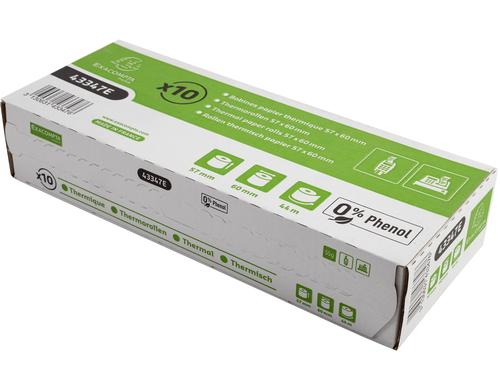 Exacompta Additionsrollen Thermopapier 57 x 60 x 12mm, 44 m, 10 Stk