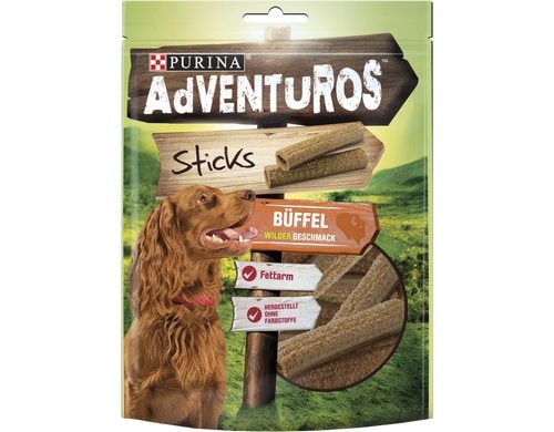 Adventuros Sticks Büffel 120g