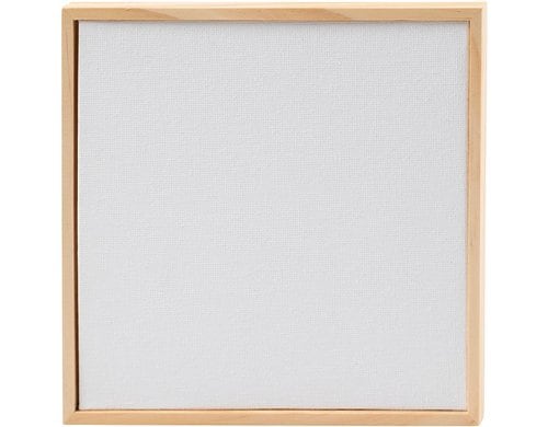 Creativ Company Keilrahmen mit Holzrahmen 15.8x15.8cm, 10 Stück