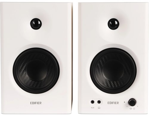 Edifier MR4, weiss Aktiv 2.0 Regallautsprecher