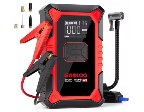 Gooloo A3 Jump-Starter/Kompressor Jump Starter 3000A