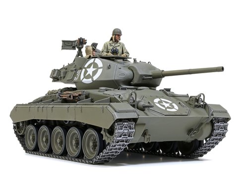 Tamiya U.S.Light Tank M24 Chaffee European Bausatz, 1:35