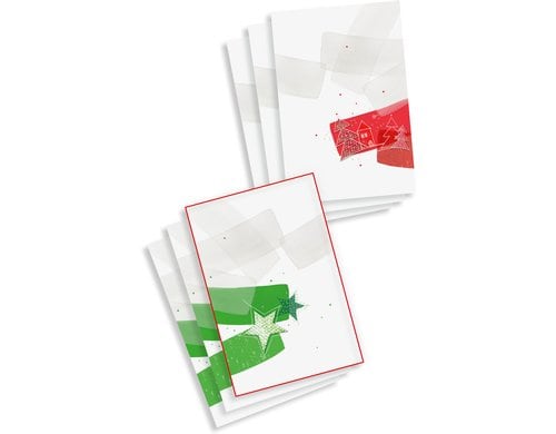 ABC Weihnachtskarten-Set Save the Children Format B6, 125x176mm,  6 Stück