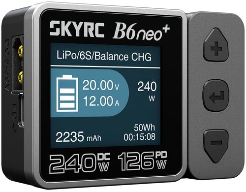 SkyRC B6neo+ Ladegerät grau LiPo 1-6s 10A 200W