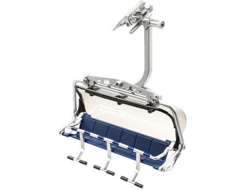 6er Sessel blau mit Haube grau 1:32