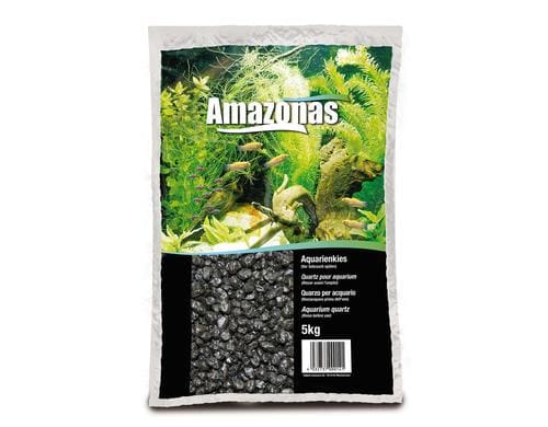 Amazonas Aquarienkies schwarz 2-3mm, 5kg