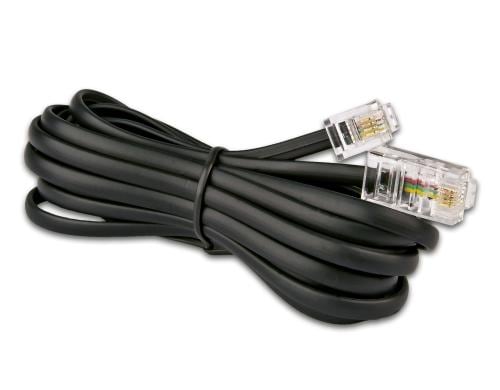 Wirewin Telefonkabel RJ-11 auf RJ-45 1 Meter, schwarz
