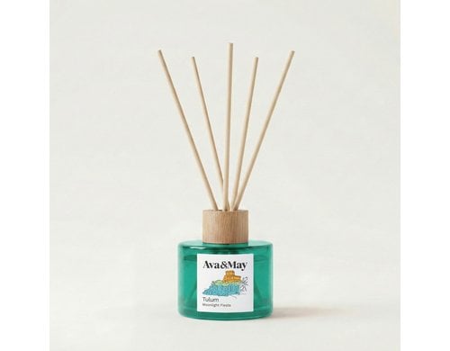 AVA & MAY Duftstäbchen Tulum, 120ml Rattan-Stäbchen