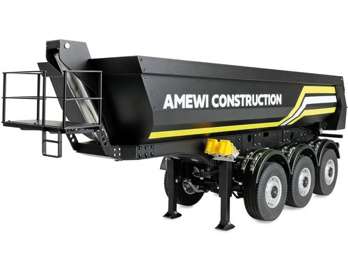 Amewi Dreiachs-Sattelauflieger schwarz für z.B. Scania 1:14 Amewi