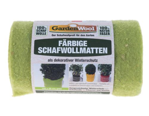 GardenWool Winterschutzmatte farbig grün 200 x 20 x 0.5 cm, 300g/m2