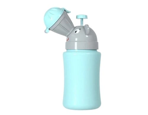 Kinder Urinal Flasche Blau