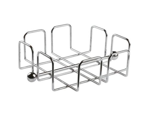 Paderno Serviettenhalter Metall verchromt Grösse 19x19cm, H: 6.5cm Edelstahl