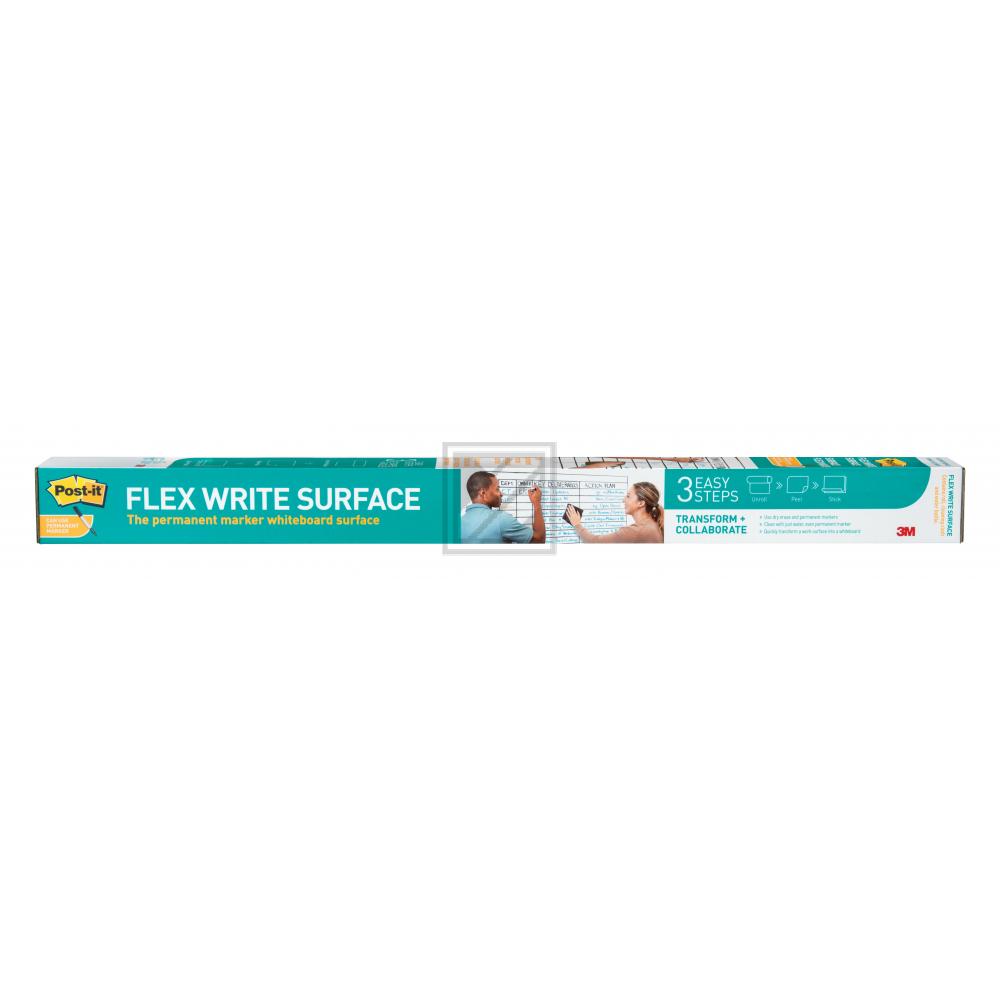 3M Whtieboard Folie 121.9cm, x 182.9cm ink. 1 Mikrofasertuch und 1 Wasserflasche