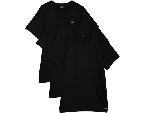 Calvin Klein S/S Crew Neck 3Pk Black, L