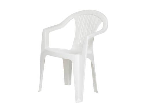 Bica Gartenstuhl weiss 4er SET KIT 56x54x79