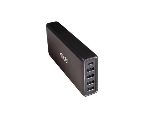 Club 3D, Ladestation USB Typ C PD 111W 111W, 4x USB Typ A, 1x USB Typ C