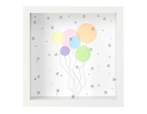Goldbuch Wunscherfüller Balloons MDF, Glas, 18 x 18 x 5 cm