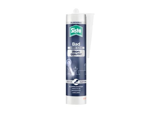 SISTA Bad Profi-Qualität Silikon silbergrau 280g