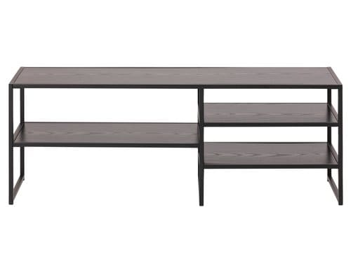 AC Design TV-Möbel Seaford Melamin/Stahl, 120x33x46 cm, Schwarz