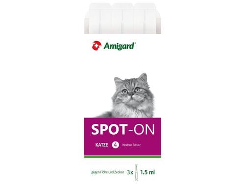 Amigard Spot-on Katze 3x1.5ml