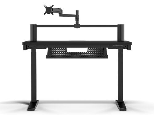 Corsair Platform:4  Elevate Tisch, schwarz höhenverstellbar mit Speicher & Monitor Arm