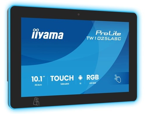 iiyama  TW1025LASC-B3PNR 10.1 NFC/RFID/LED-Licht
