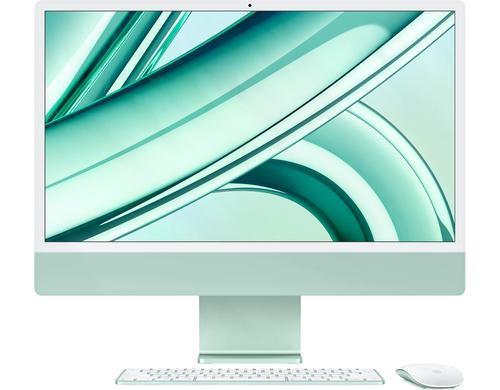 24 iMac (M3, 2 Ports), 8C/8C, Grün 8GB, 256GB, Ohne GbE, MM, MK, CH