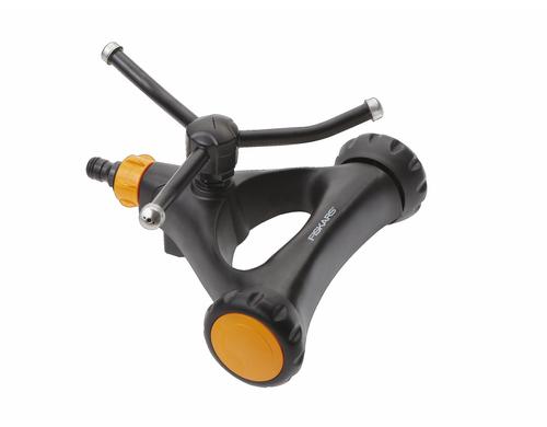 Fiskars Wassersparender Sprinkler Metallfuss, 8.5 x 52.7 x 18.3 cm