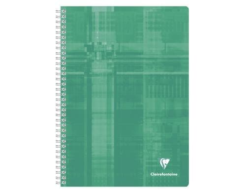 Clairefontaine Spiralheft Matris ass. 5 Stk A4, 4 mm kariert, 90 Blatt