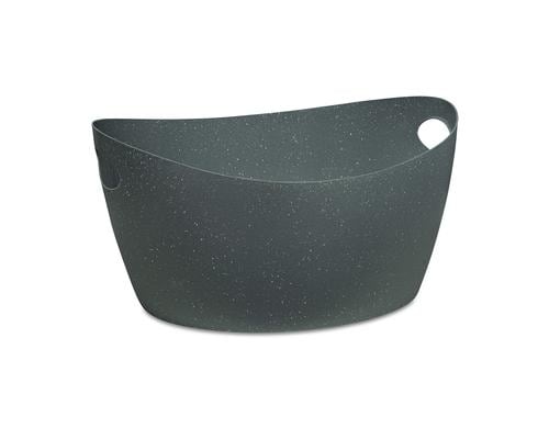 Koziol Wäschekorb Bottichelli L recycled ash grey, Volumen 15 Liter