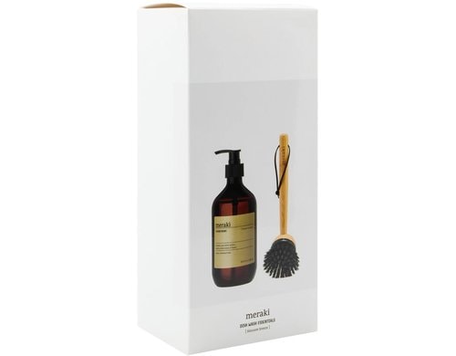 meraki Geschenkbox Blossom Breeze, 2er Set Spülmittel 490 ml und Spülbürste