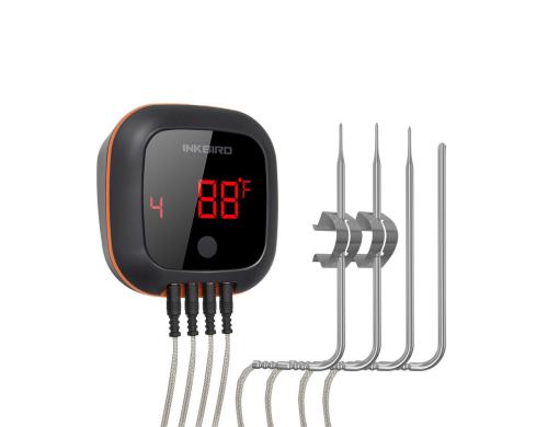 Inkbird Grillthermometer IBT-4XS 19 kompatibel mit iPhone, iPad touch, Android