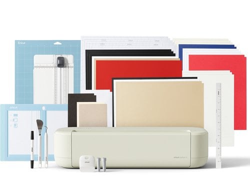 Cricut Schneideplotter Explore 5 Essential Bundle Cream