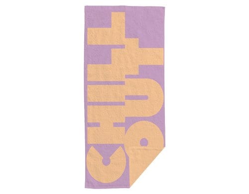 ChicMic Strandtuch - Chill out 90x180cm, 100% Bio Baumwolle, 2 Seiten