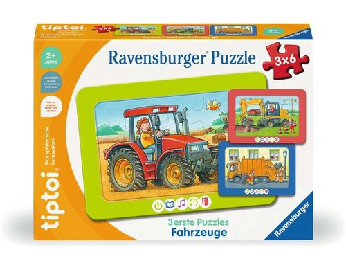tiptoi 3 erste Puzzles: Fahrzeuge