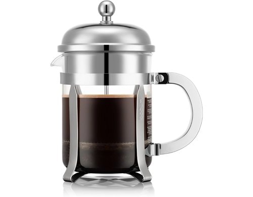 Bodum Chambord Kaffeebereiter 4 Tassen Metallgriff, 0.5 Liter