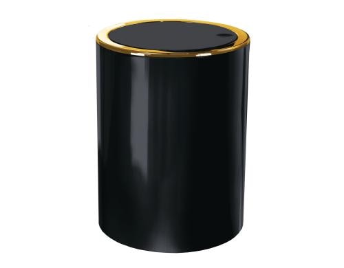 Kleine Wolke Swingeimer Clap Schwarz Gold Fassungsvermögen 5 Liter