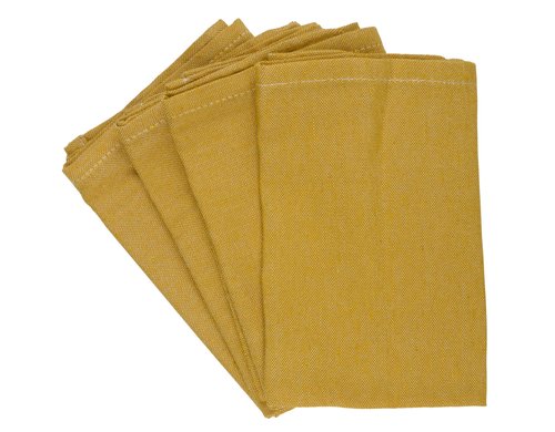 Arti Casa Stoffserviette 4er Set, 35x35 cm Gelb